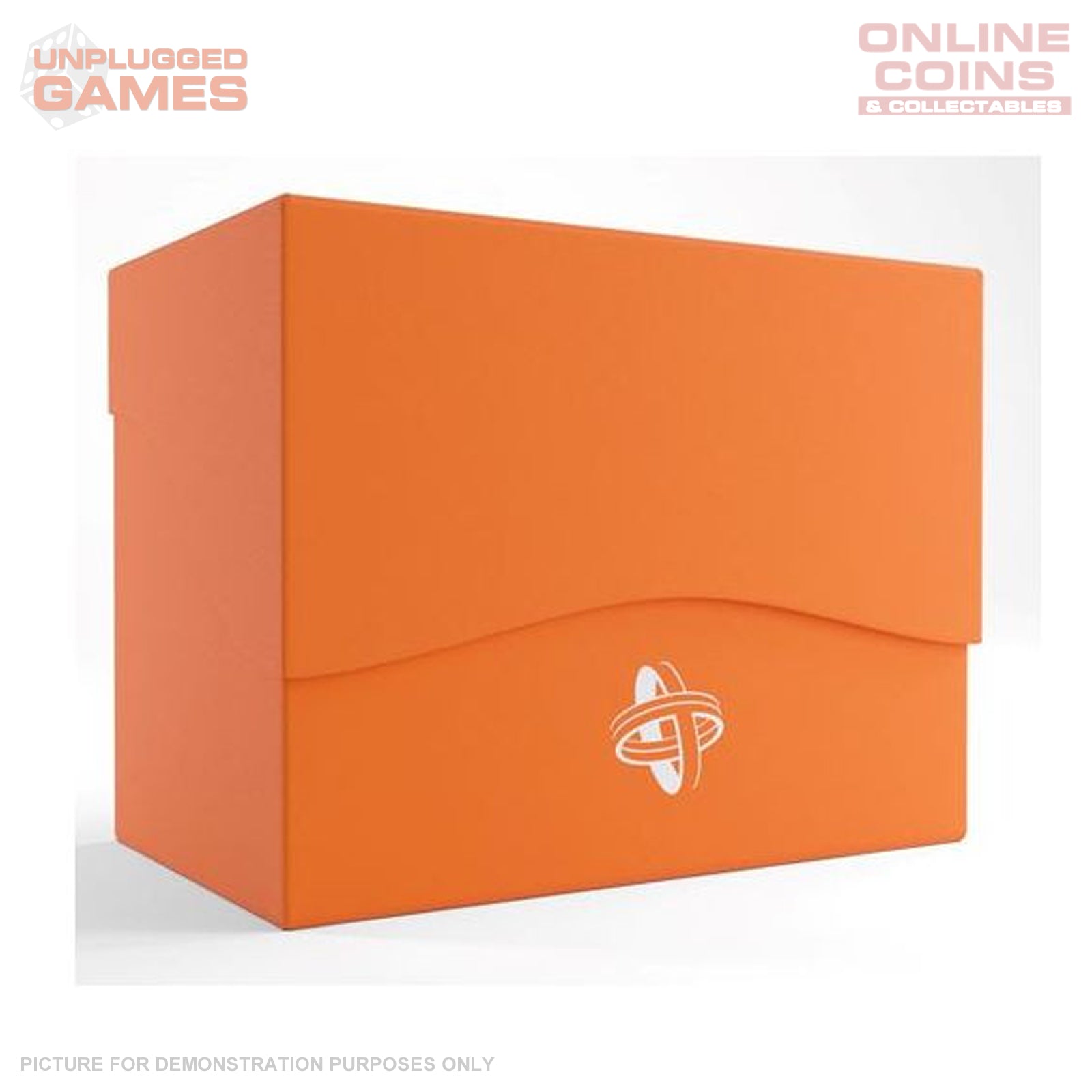 Gamegenic Side Holder Holds 80 Sleeves Deck Box Orange